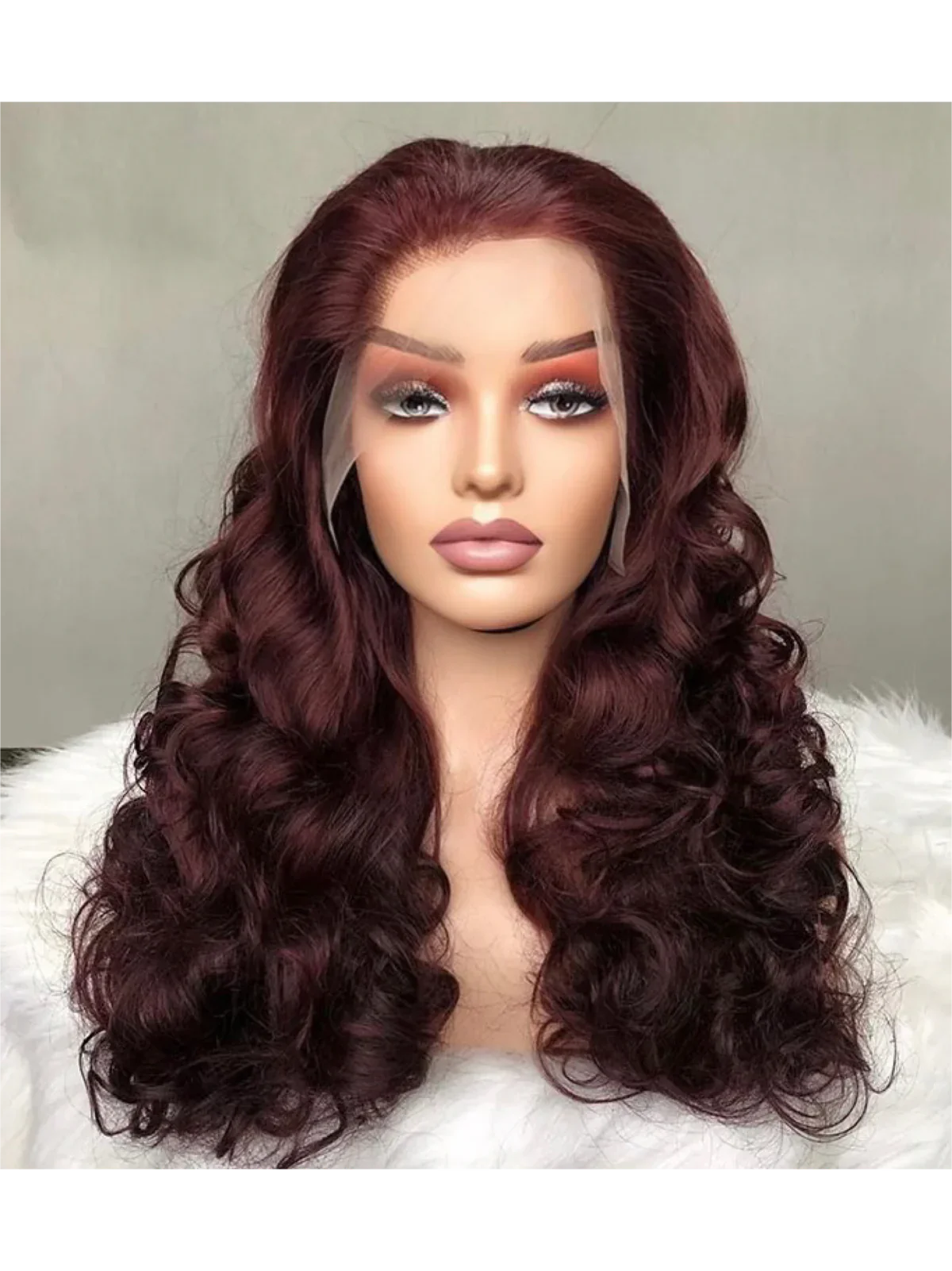 Burgundy Bouncy - Double Drawn