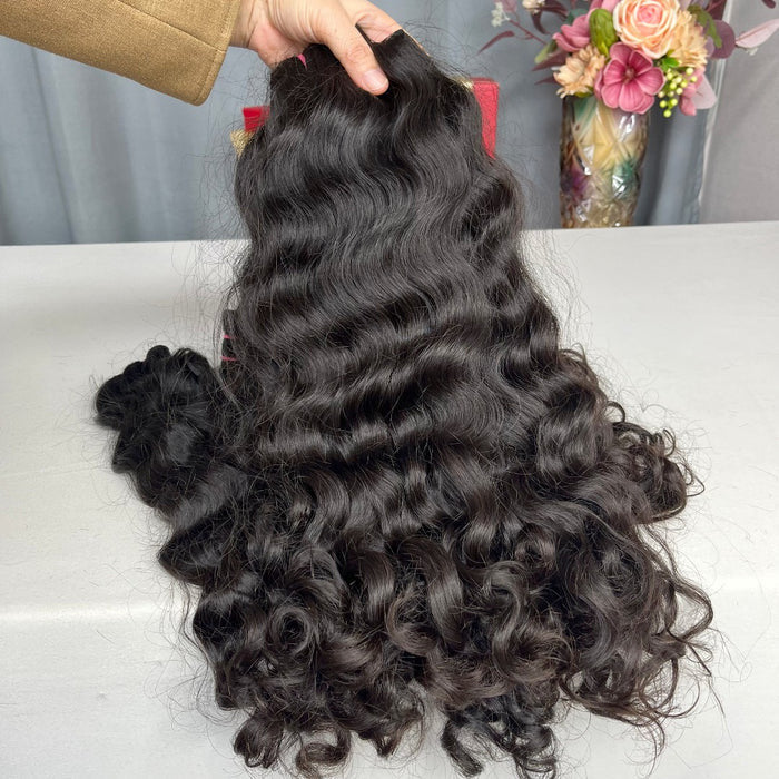 Raw Indian Curly Hair Weave