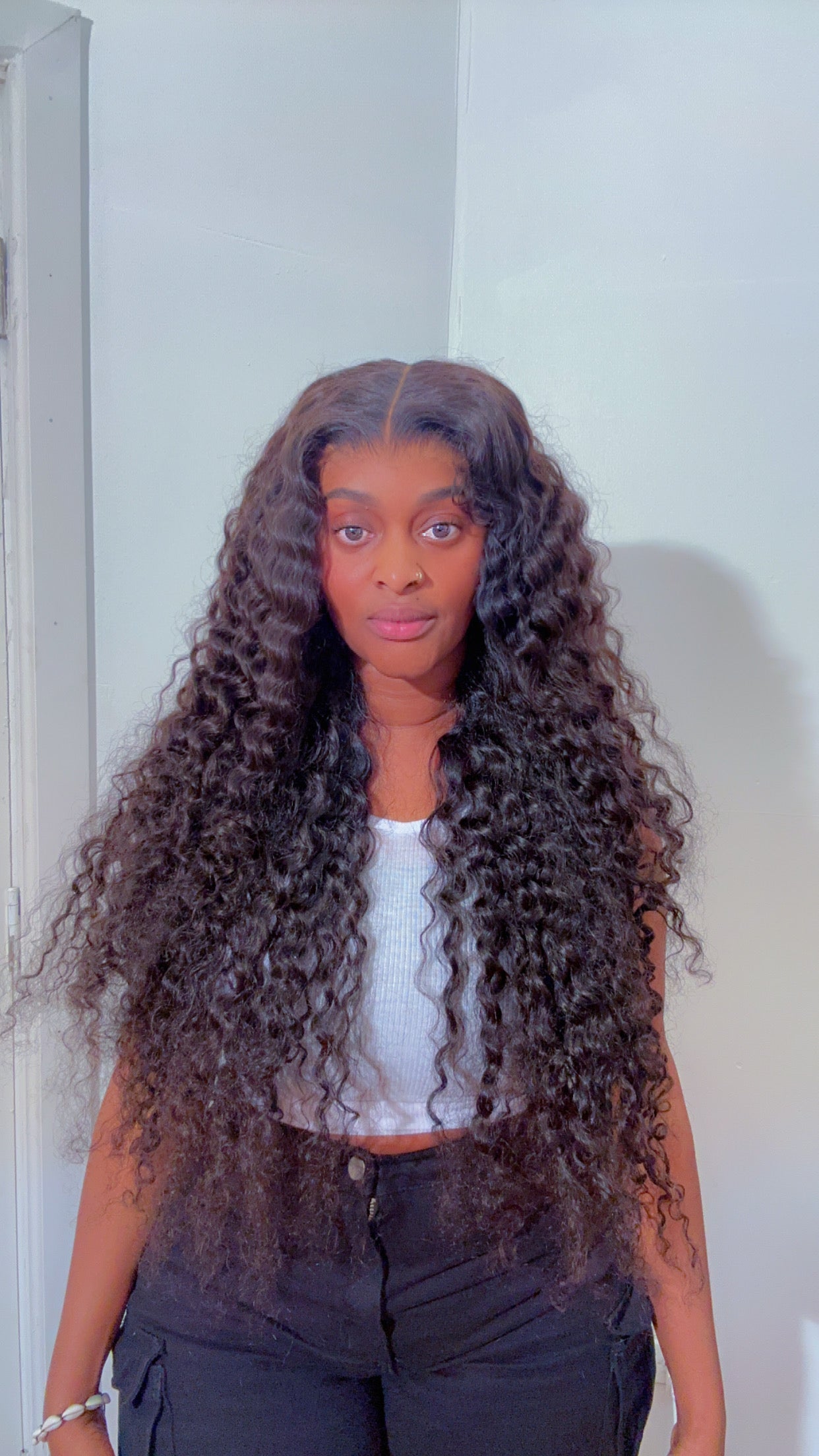 34 inch 13x6 HD Lace Deep Wave (350 grams wig)