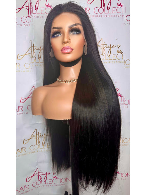 13x4 HD Lace Double Drawn Straight Wig
