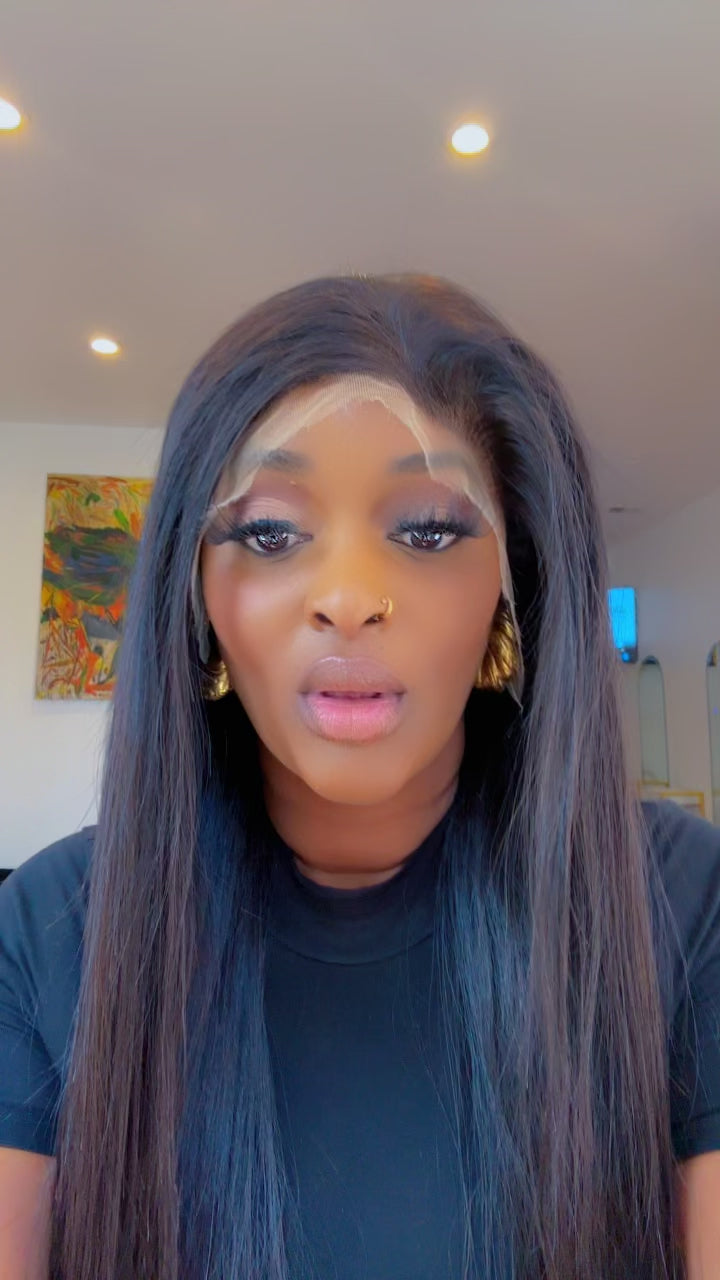 Peluca combodiana de 30 pulgadas