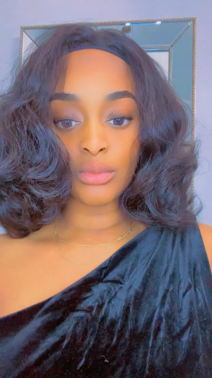 Half Wig - Raw Indian Bouncy Wave Wig