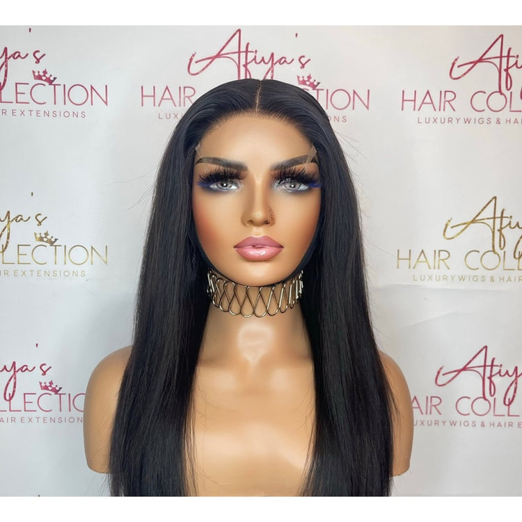 5x5 HD Lace Straight Closure Wig