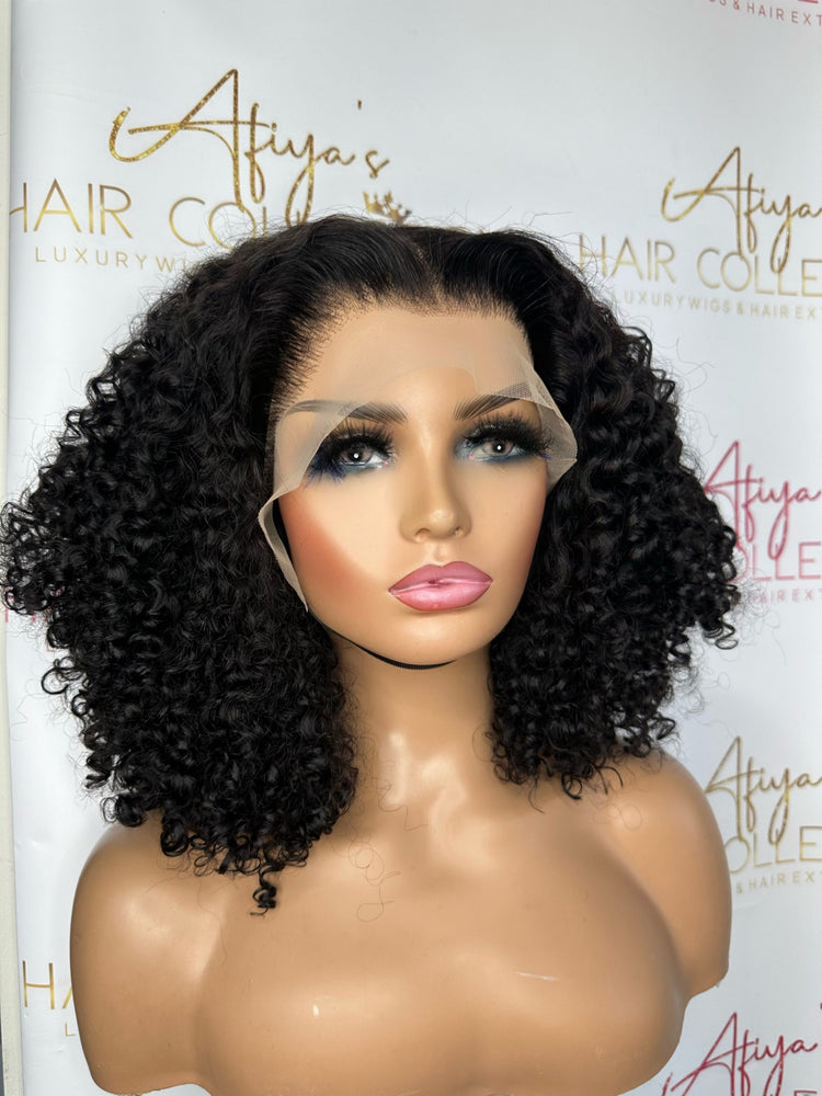 14-inch Exotic Curl 13x4 Frontal Wig